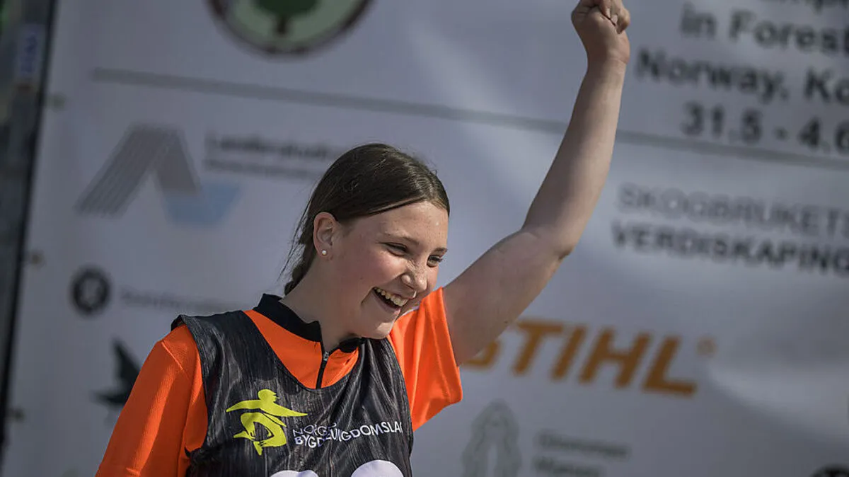 Carina Modl durfte in Norwegen jubeln