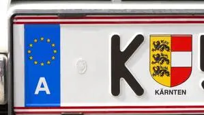 Autokennzeichen aus Klagenfurt