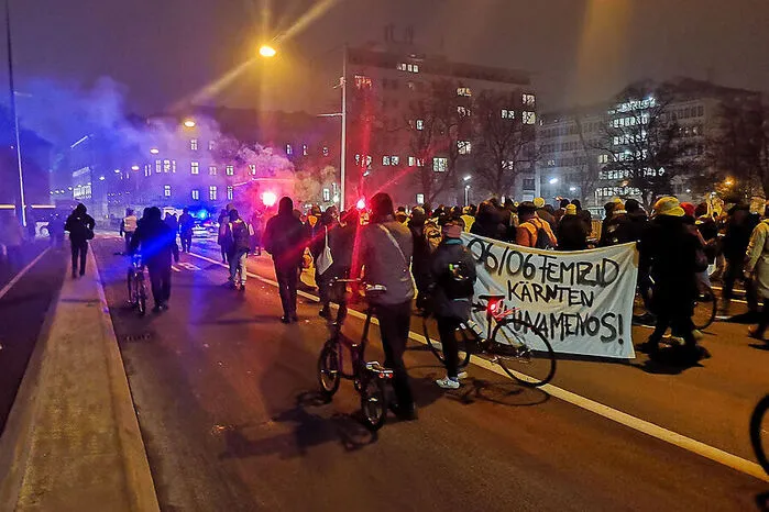 Gestartet wurde beim Lendplatz. Weiter führte die Route über die Annenstraße und Radetzkybrücke bis hin zum Hauptplatz.