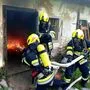 Die Feuerwehrleute übten unter besonders realistischen Bedingungen