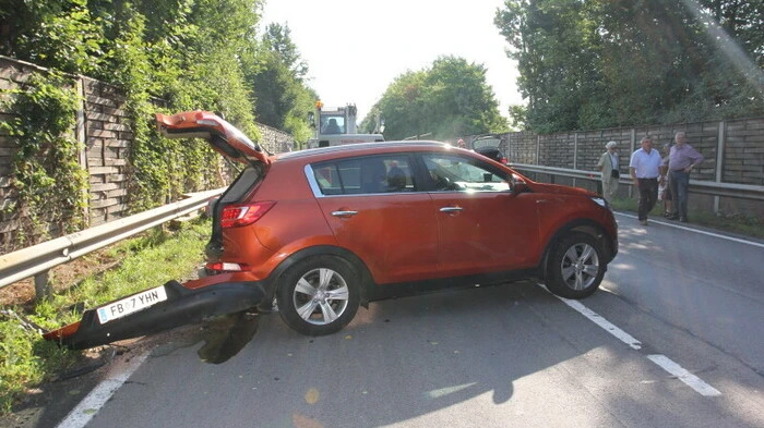Bei einer Baustelle krachten die Autos zusammen.