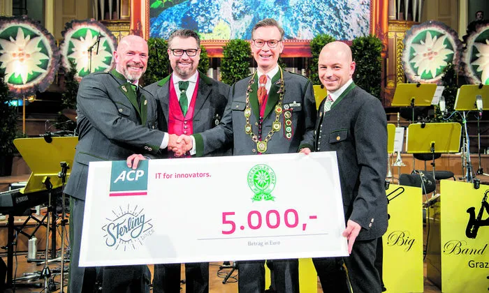 Pro verkauftem Burger wird im Zuge der Kooperation mit ACP Graz an den Verein Oberlander ein Teil des Erlöses gespendet 