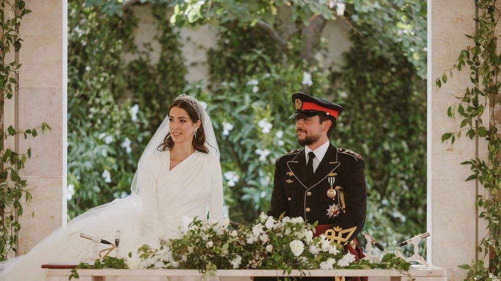 Prinz Hussein und Rajwa haben 2023 geheiratet