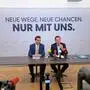 Erwin Angerer und Josef Ofner bei der Pressekonferenz | FPÖ-Chef Erwin Angerer und Klubobmann Josef Ofner