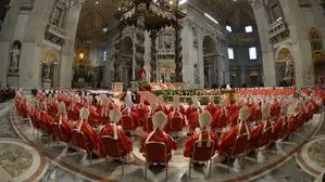 Das Konklave beginnt ganz liturgisch, mit einer Messe im Petersdom um 10 Uhr