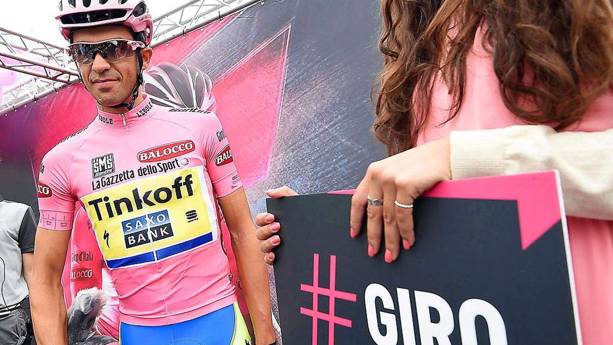 Alberto Contador führt beim Giro weiterhin