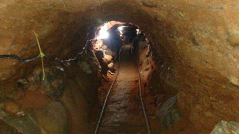 Durch diesen Tunnel wurden Drogen geschmuggelt