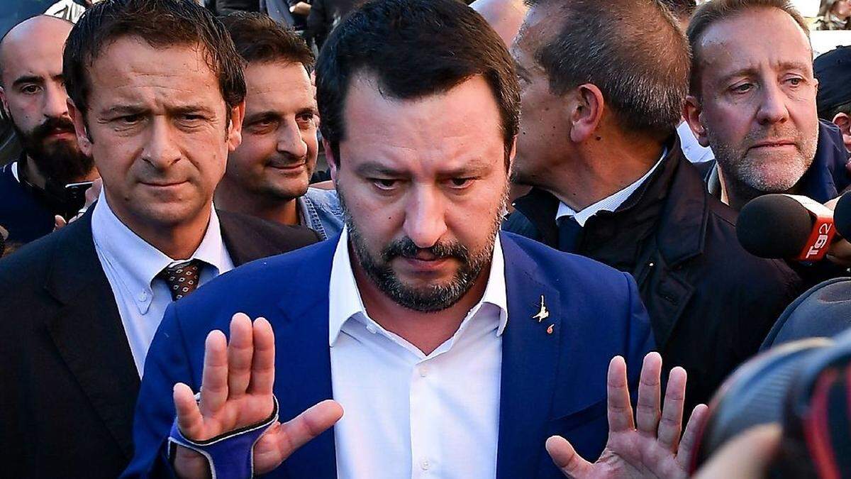 Das von Innenminister Matteo Salvini entworfene Paket sorgt für Wirbel. 