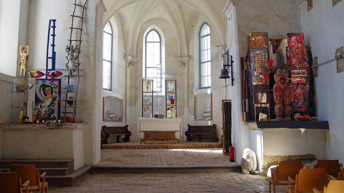 Die Kindberger Georgibergkirche ist der einzige Schauplatz der &quot;Klangwolke&quot; im Bezirk Bruck-Mürzzuschlag