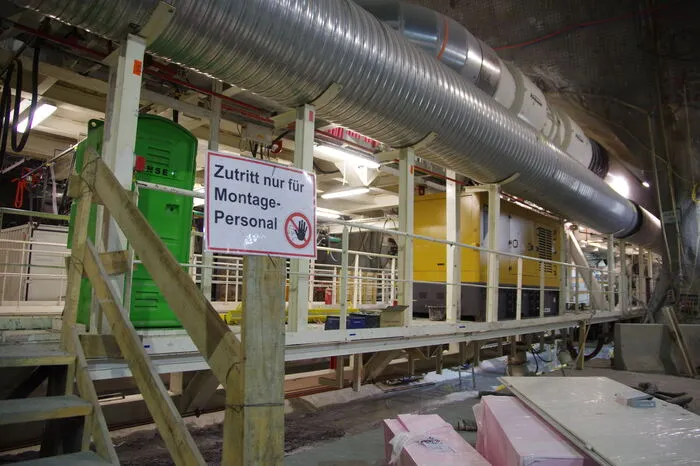 Die erste Vortriebsmaschine im Semmering nimmt bald die Arbeit auf.