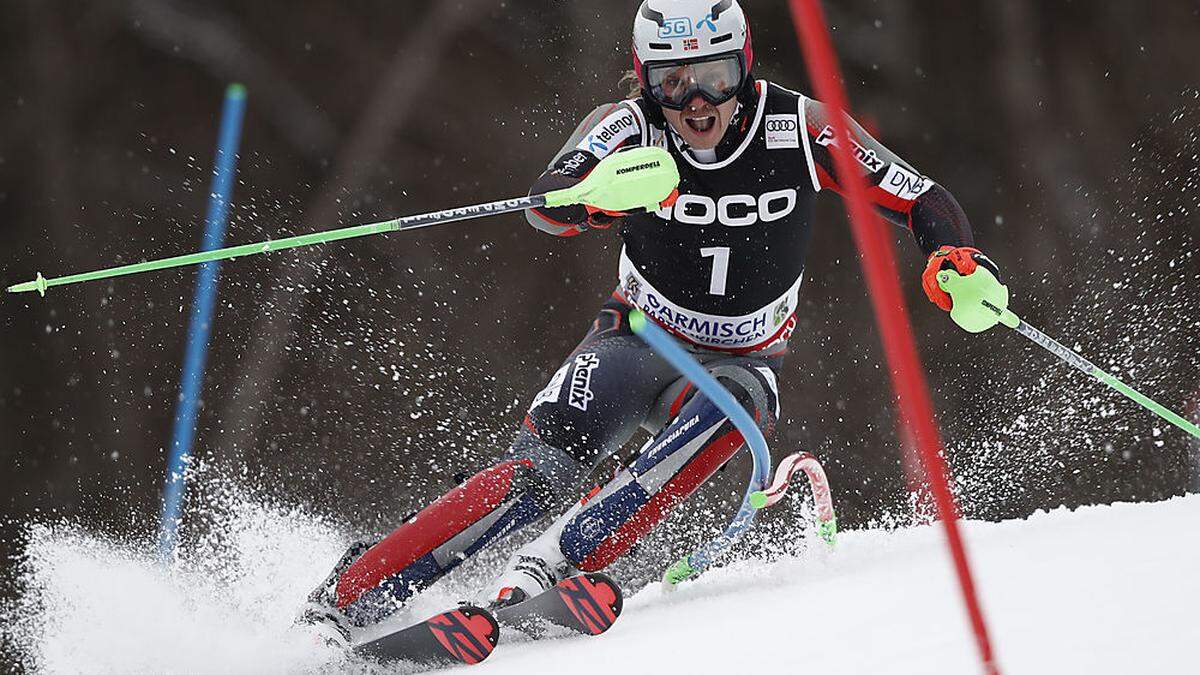 Henrik Kristoffersen gewinnt in Garmisch