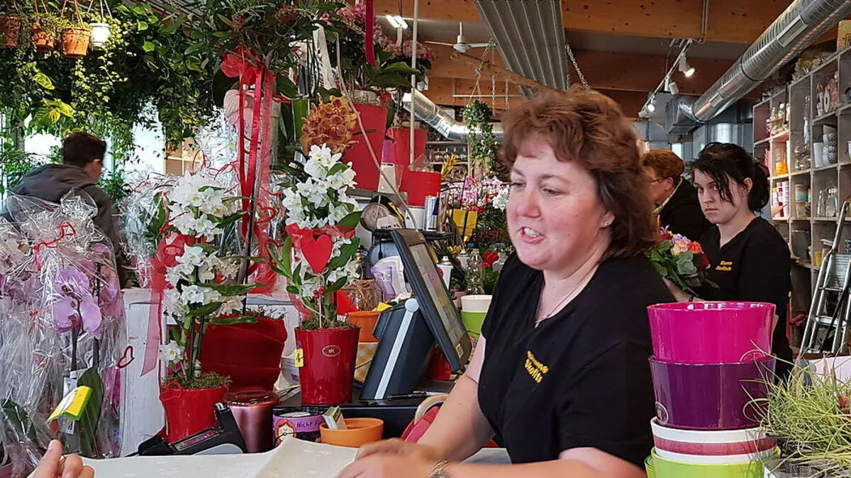 Auch heute ist noch richtig viel los in den Grazer Blumenläden