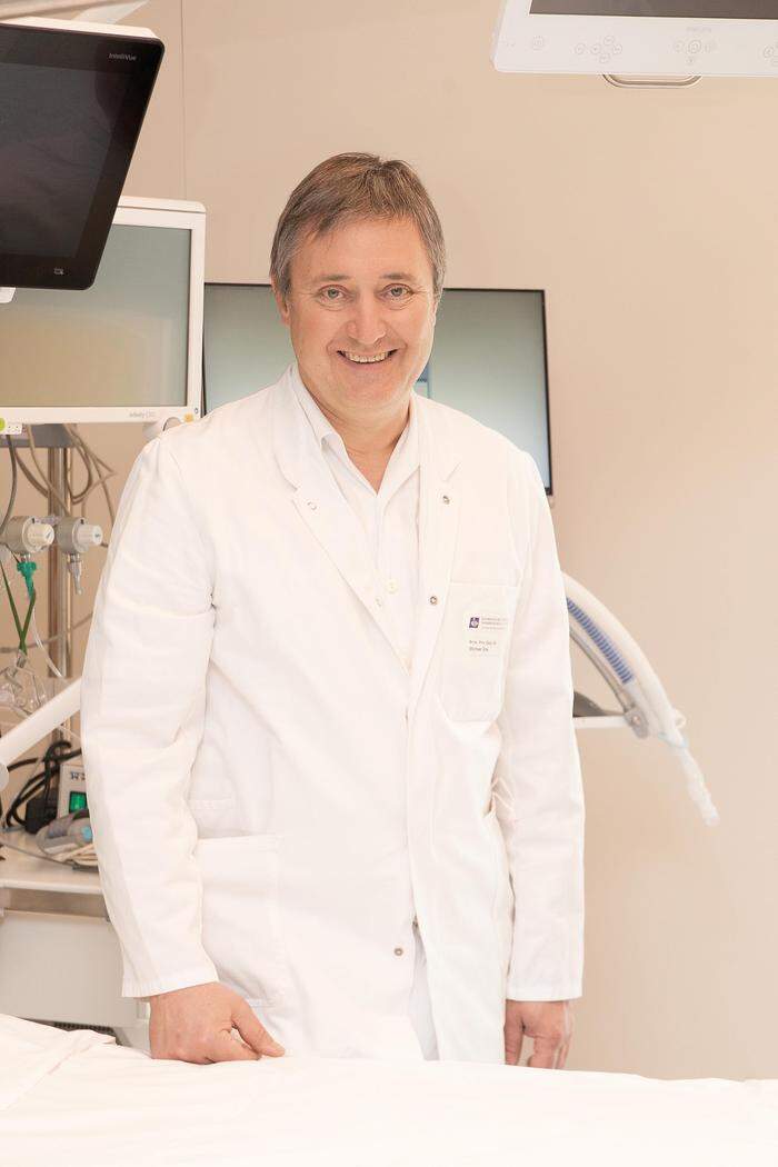 Michael Zink steht als gewählter "Präsident elect" mit an der Spitze der Österreichischen Gesellschaft für Anästhesiologie, Reanimation und Intensivmedizin (ÖGARI)