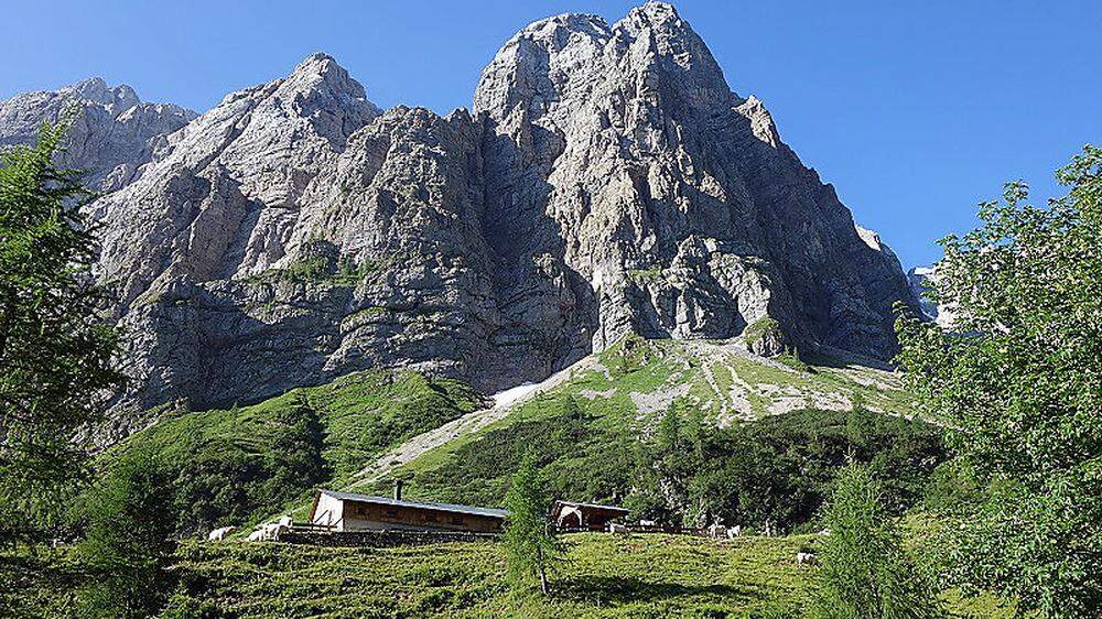 Die Jahrestagung der Bergsteigerdörfer findet heuer in Mauthen - im Bild die Valentinalm - statt