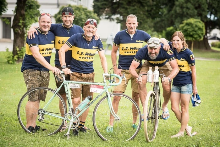 Die Gruppo Sportivo Vellaco mit Jürgen Putzi, Christian Liesinger, Günther Lamprecht, Wolfgnag Roll, Ronny Hohenberger und Karin Pucher (von links)