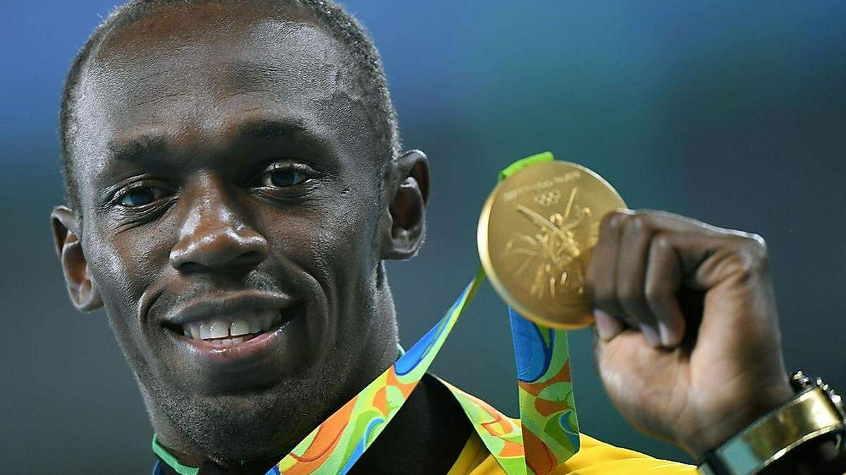 Usain Bolt mit seinem neunten Olympia-Gold