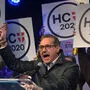 Heinz-Christian Strache ganz in seinem Element.