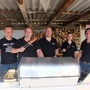 Die "Grill Fellas" bereiten sich intensiv auf die nationalen Grillmeisterschaften im Juni vor: Thomas Eichinger, Thomas Lidauer, Christoph Haas, Karin Lidauer, Mario Zottler