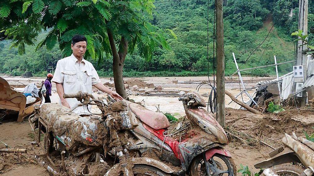 Schwere Unwetter in Vietnam