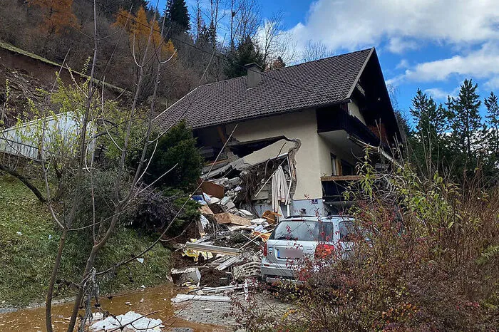 Bei einem Murenabgang in Bad Kleinkirchheim wurde der 80-jährige Hausbesitzer getötet