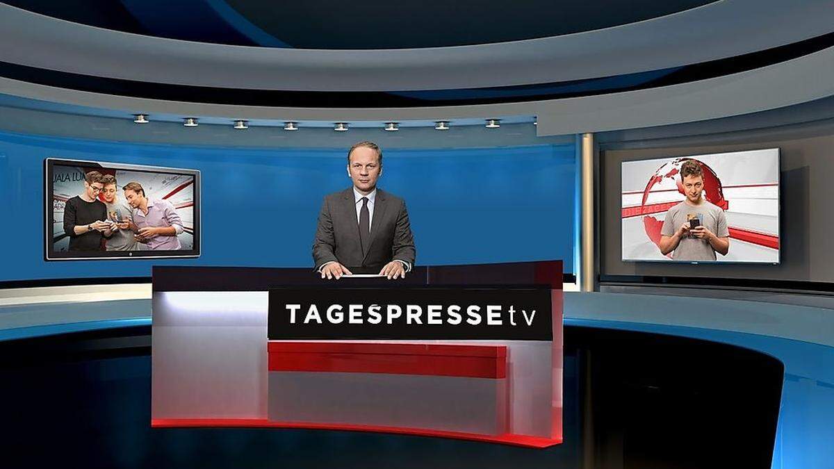 ORF-Stimme Paul Kraker präsentiert im &quot;seriösesten Newsroom Österreichs&quot; 