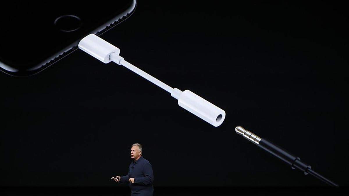 Apples Adapter für Kopfhörer-Stecker