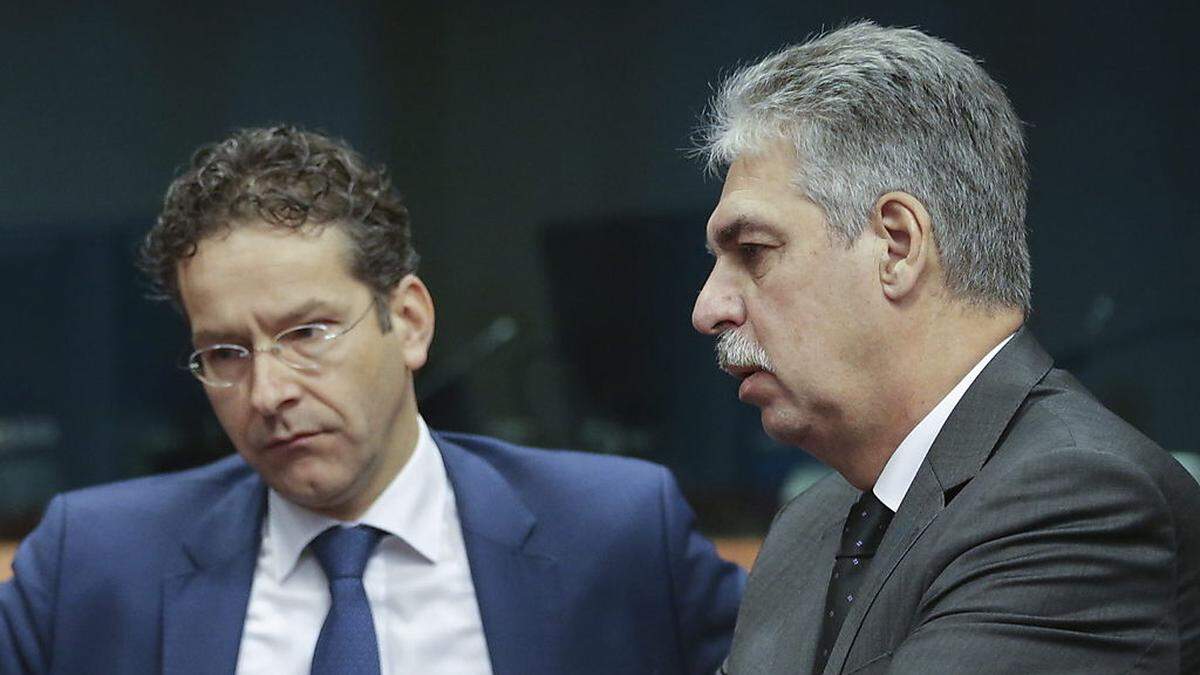 Viel Arbeit für Eurogruppen-Chef Jeroen Dijsselbloem (links) und Hans Jörg Schelling