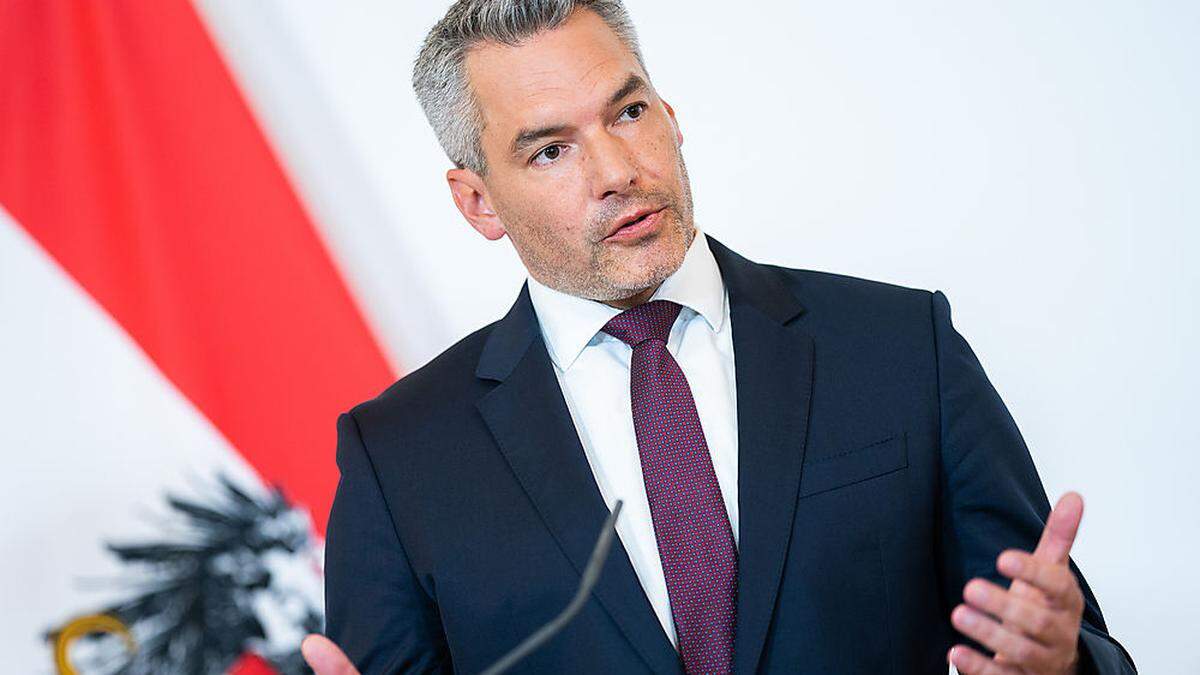 Innenminister Karl Nehammer (ÖVP)