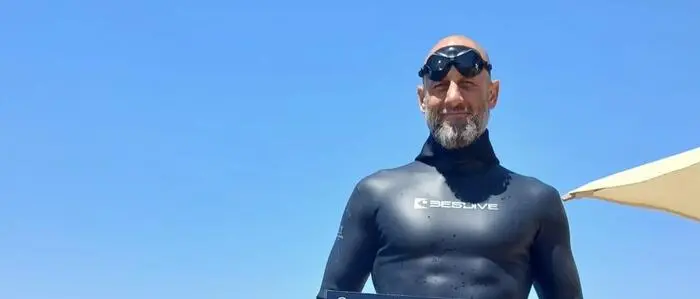 Eugen Göttling tauchte mit nur einem Atemzug auf 73 Meter Tiefe