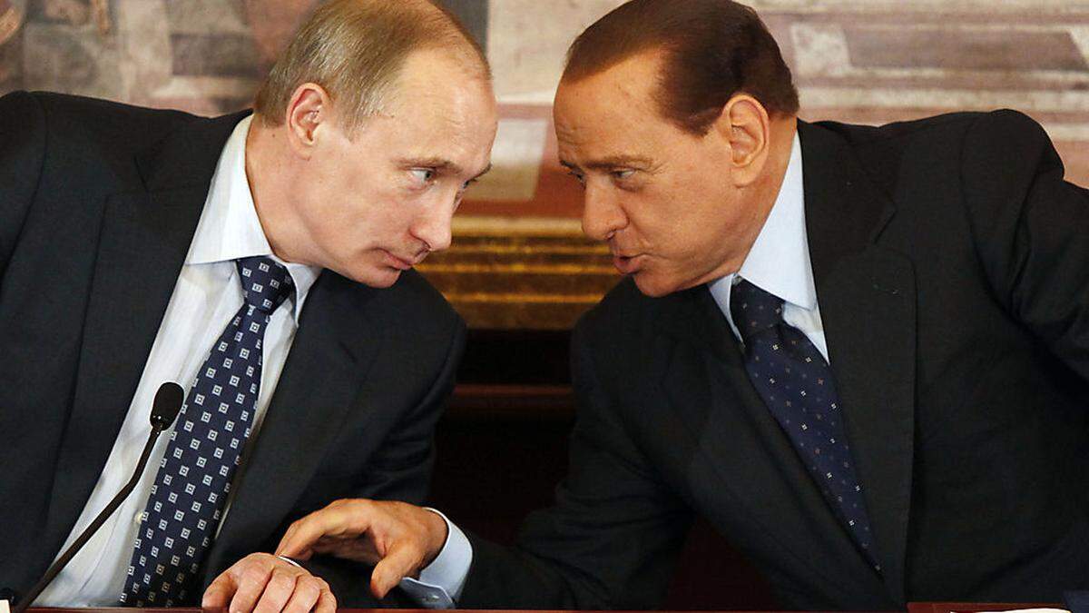 Putin und Berlusconi, hier bei einem Treffen in Gerno 2010