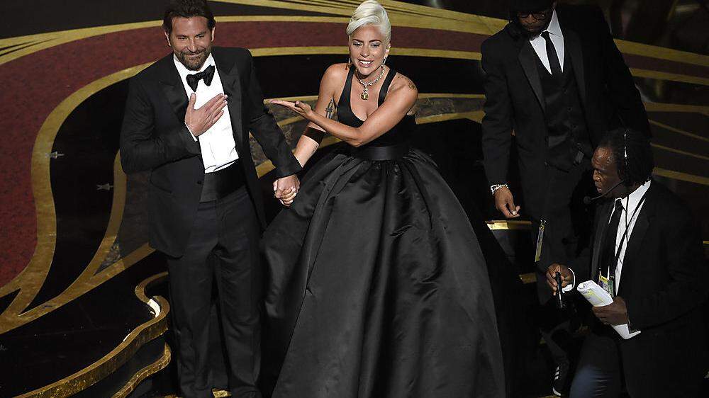 Bradley Cooper und Lady Gaga bei der Oscarverleihung