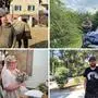 Im Jahr 2024 ist in der Südoststeiermark viel passiert, zahlreiche Beiträge der Regionalredaktion Feldbach bewegten die Leser: etwa die Suche nach der Liebe von Markus Lang (l.o.), die Hochzeit von Andrea Steinbrückner und Christian Gödl (l.u.) sowie die Zivilcourage von Herbert Gartner (r.o.) und Daniel Zelger