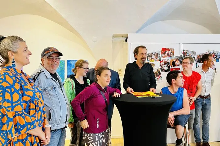 Vor der Präsentation war die Aufregung natürlich groß.