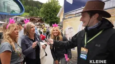 Sonderreporter Michael Großschädl traf auch drei „Kaiserinnen“ beim Summer Opening in Schladming