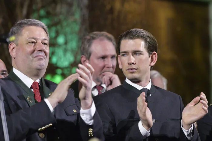 Andrä Rupprechter (links) und Sebastian Kurz, der den Ball offiziell eröffnete.