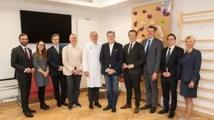 Die Verantwortlichen des LKH Graz bei der Eröffnung der Bauetappe 4b