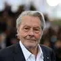 (FILES) (FILES) French actor Alain Delon poses during a photocall before being awarded with an Honorary Palme d'Or at the 72nd edition of the Cannes Film Festival in Cannes, southern France, on May 19, 2019. Alain Delon, 88, was placed under legal protection by a guardianship judge, as learnt on January 29, 2024, according to a source close to the case. (Photo by CHRISTOPHE SIMON / AFP)