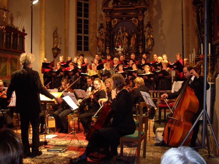 Christian Knaller als Chorleiter der Singgemeinschaft Weißensee