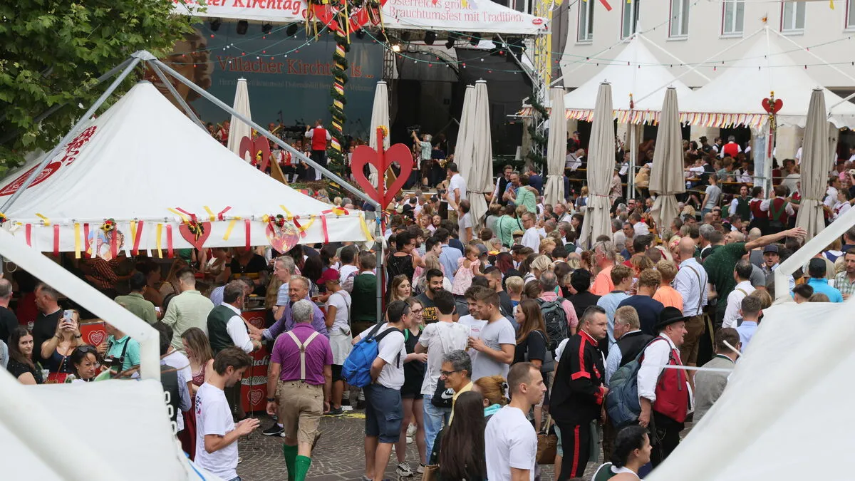 Der Villacher Kirchtag füllt die Betten in der Stadt