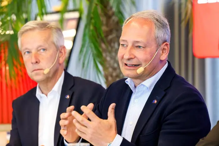 Elefantenrunde, EU Wahl, Kanditaten EU Wahl, Schulen, Schüler, Lena Schilling, Helmut Brandstätter, Harald Vilimsky, Andreas Schieder, Reinhold Lopatka, Graz am 14.05.2024