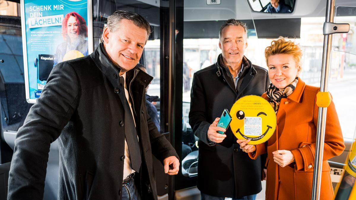 Bürgermeister Christian Scheider, KMG-Geschäftsführer Wolfgang Hafner und Stadträtin Sandra Wassermann (v. l.)