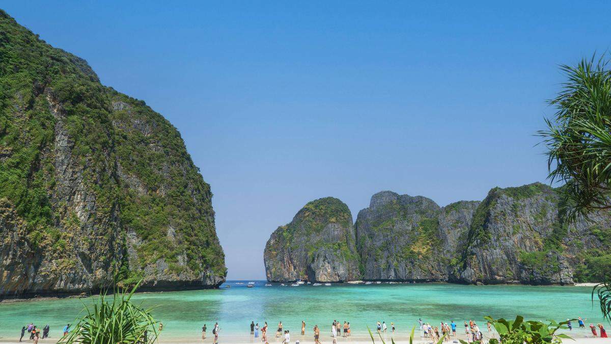 Der Strand in Ko Phi Phi ist für die Besucher geschlossen 