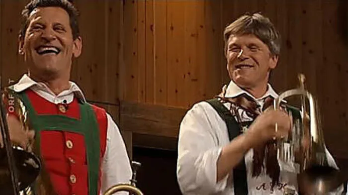 Franz Posch führte mit der Großglocknerkapelle Kals unter Toni Huter das Stück „Glockner-Echo“ zum ersten Mal im Johann-Stüdl-Saal auf