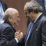 Joseph Blatter (links) und Michel Platini