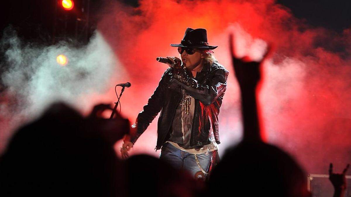 Leadsänger Axl Rose