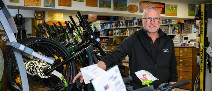 Michael Beinl führt den Fahrradfachbetrieb in zweiter Generation