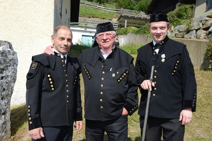 Bergbautradition pur: Rudi Lach, Gerd Teske und Lukas Urban