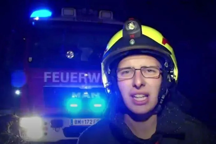 Einsatzleiter Lukas Eder