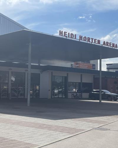 Noch ist es ruhig um die Heidi-Horten-Arena