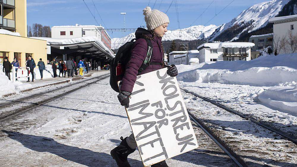 Greta Thunberg (16) findet als Klimaschutzaktivistin international Beachtung 